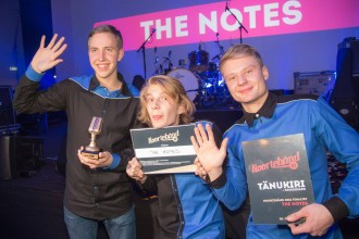 Noortebänd 2016 tiitli võitja The Notes. Foto autor: Toni Läänsalu